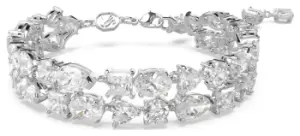 Image of Swarovski 5669927 Mesmera Bracelet Rhodium Plated Mixed Cut Jewellery