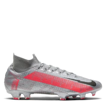 Image of Nike Mercurial Superfly Elite DF Juniors FG Football Boots - Grey/Black