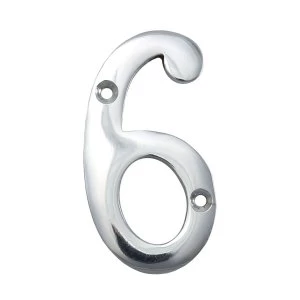 Image of Select Hardware Chrome House Number 6