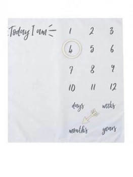 Image of Ginger Ray Baby Milestone Blanket Keepsake