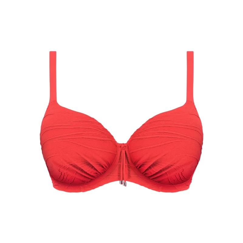 Image of Womens swimsuit top Fantasie Beach waves Rouge Female 80D