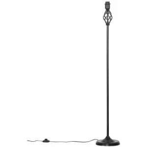 Image of Minisun - Twist Traditional Floor Lamp - Black