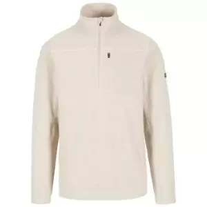Image of Trespass Mens Felbrigg Fleece Top (XXL) (Mushroom Marl)