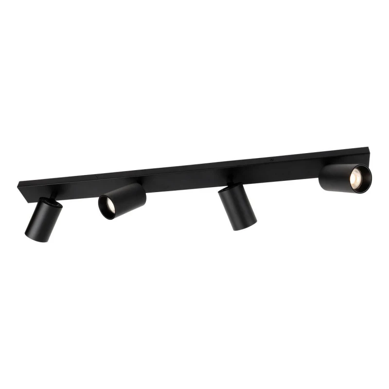 Image of Firstlight Max 4-Light Flush Light Bar Spotlight in Black