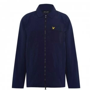 Image of Lyle and Scott Nylon Over Shirt - Navy Z271