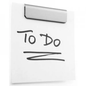 Image of Durable Magnetic clip DURAFIX CLIP (W x H) 60 mm x 17mm Self-adhesive Silver 5 pcs/pack 5 pcs 470523