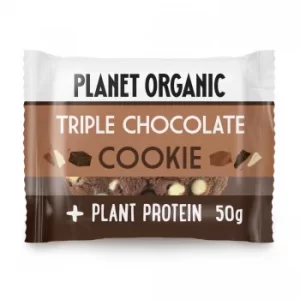 Image of Planet Organic Triple Chocolate Protein Cookie 50g