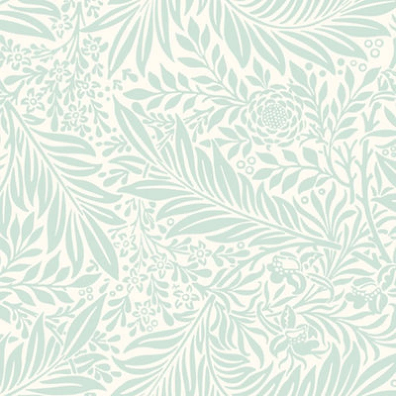 Image of Hoopla Walls Leaf Vine Seafoam Wallpaper