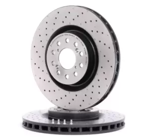 Image of BREMBO Brake disc 09.C338.11 Brake rotor,Brake discs HONDA,CIVIC IX (FK),CIVIC X Schragheck (FC_, FK)