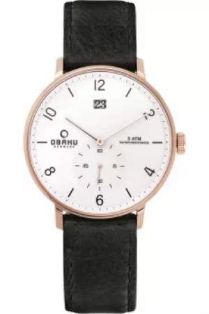 Image of Mens Obaku Rislen Watch V190GDVWRB