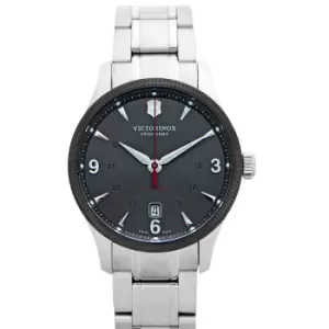 Image of Alliance Automatic Black Dial Stainless Steel Mens Watch