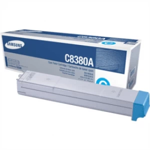 Image of Samsung CLX-C8380A (SU575A) Cyan Laser Toner Ink Cartridge