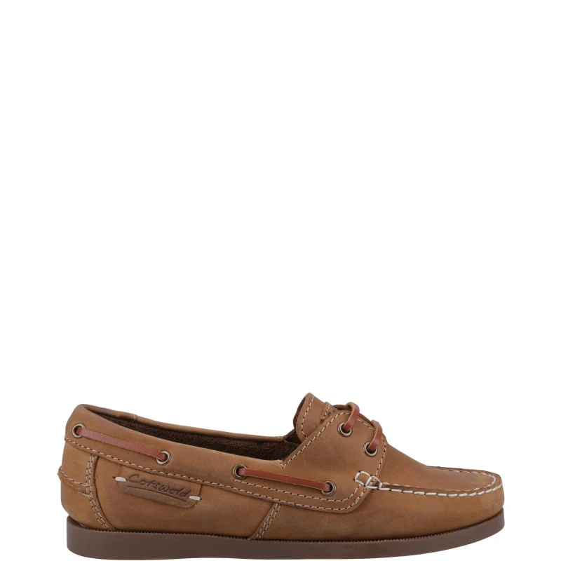 Image of Cotswold 'Waterlane' Slip On Shoes Camel female