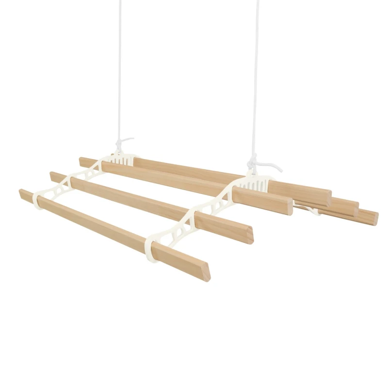 Image of Monstershop Clothing Airer Ceiling Pulley - Ivory - 0.9m Ivory