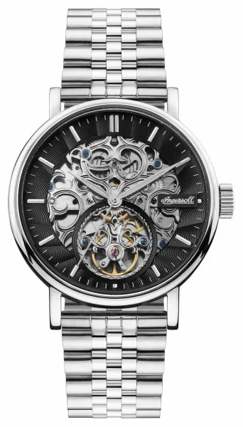 Image of Ingersoll I05804B The Charles Automatic Black Skeleton Watch