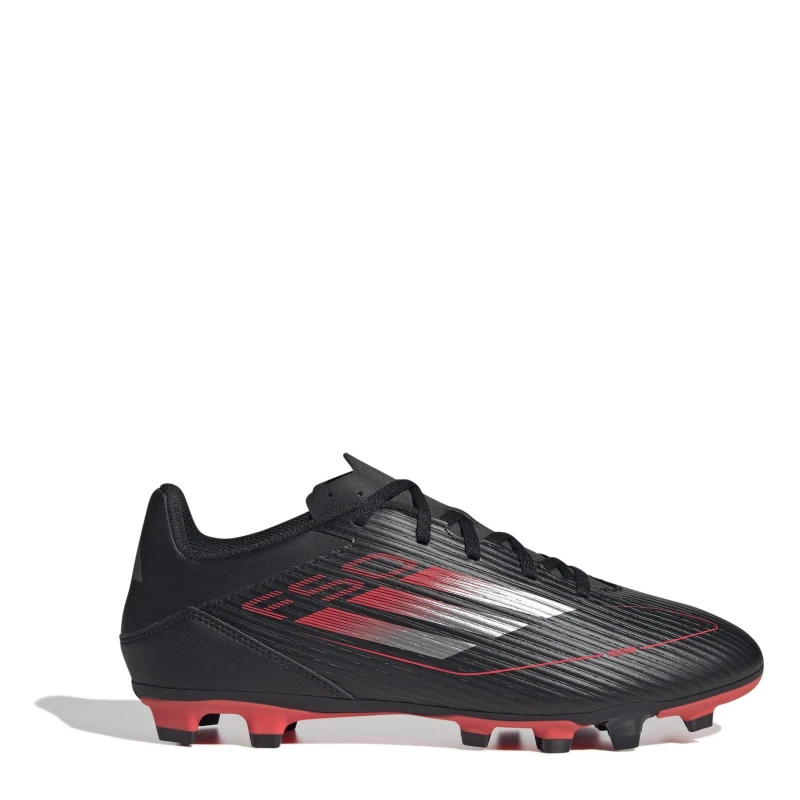 Image of adidas F50 Club Firm Ground Football Boots Adults Core Black/Iron unisex 6 (39.3)