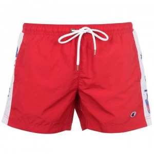 Image of Champion Tape Swim Shorts - Red