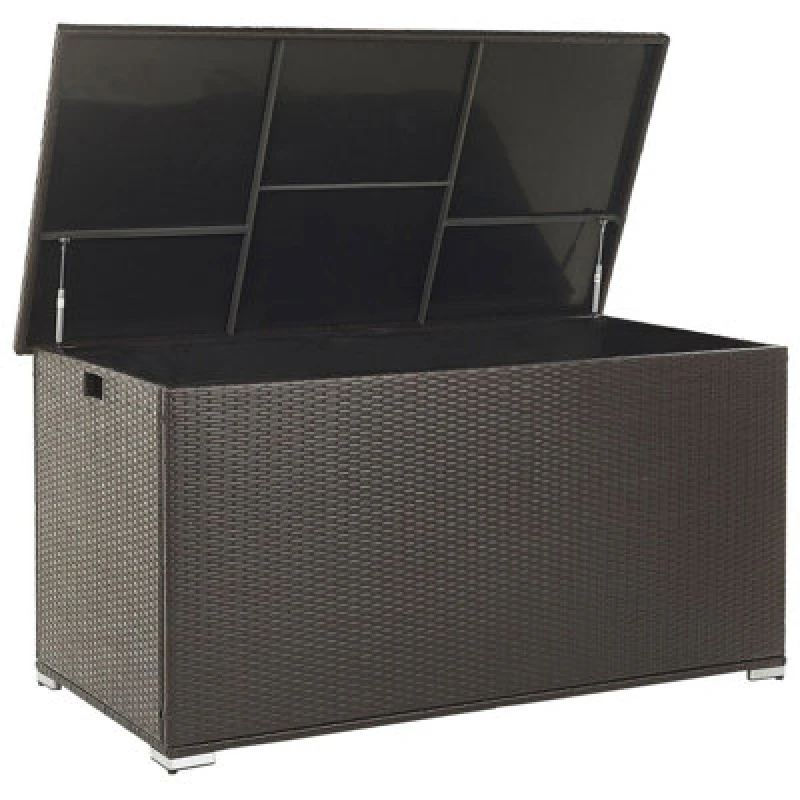 Image of Beliani Storage Box Modena 155cm 75cm Brown