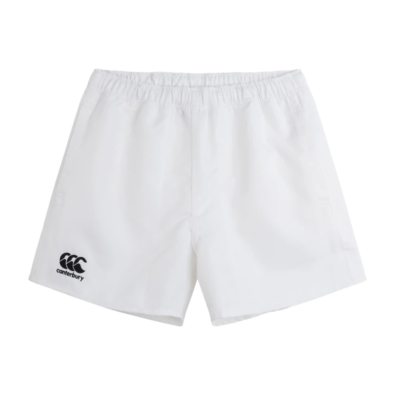 Image of Canterbury Canterbury Men Professional Polyester Shorts in White Size: X-Small White XS Male 5063806451396