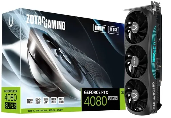 Image of ZOTAC GeForce RTX 4080 SUPER 16GB Trinity Black Edition Graphics Card