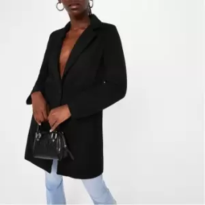 Image of I Saw It First Petite Formal Blazer Coat - Black