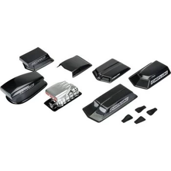 Image of Traxxas PRO-6368-00 No Prep Drag Racing Optional Hood Scoops & Blowers Variety P