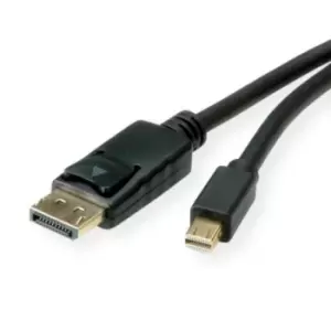 Image of Roline Mini Display Port to Display Port Cable, Male to Male - 1m
