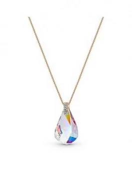 Image of Jon Richard Rose Gold Plate Swarovski Aurelia Borealis Helix P