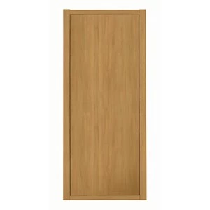 Image of Spacepro 1 Panel Shaker Oak Frame Oak Door - 762mm