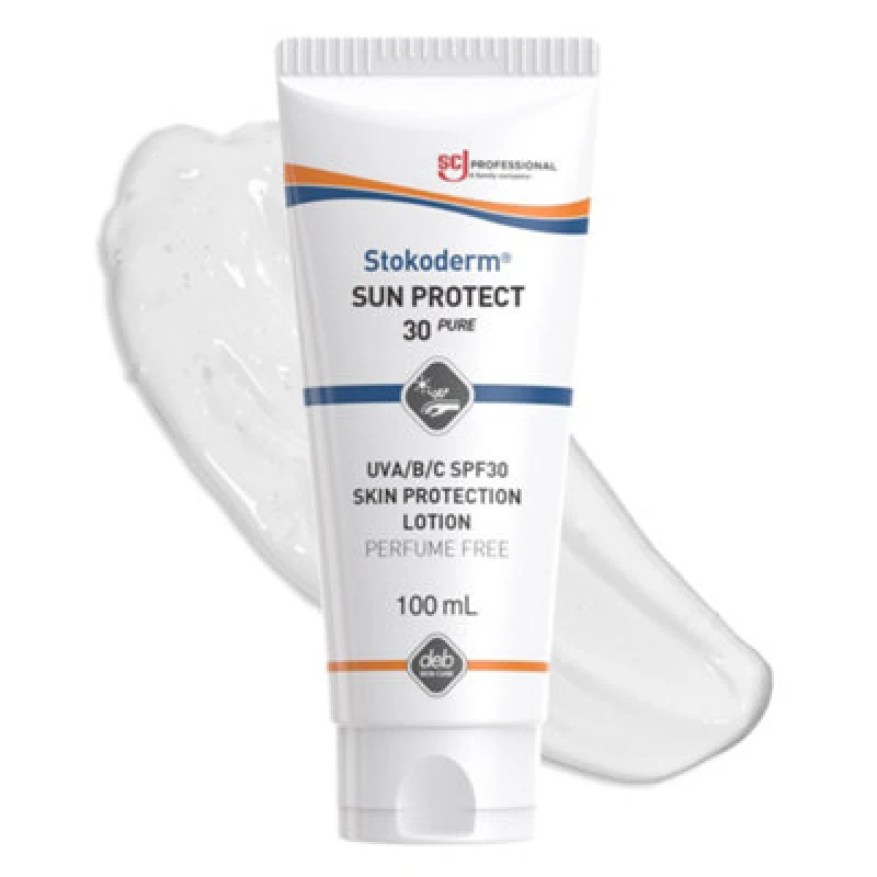 Image of Deb Stokoderm Sun Protect 30 PURE 100ml Tube - SUN100ML 64294SJ EXR64294SJ