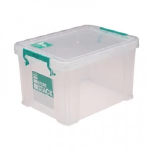 Image of StoreStack Clear 1 Litre Storage Box W180 x D110 x H90mm RB00814