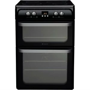Image of Hotpoint Ultima HUI614K 60cm Electric Cooker