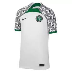 Image of Nike Nigeria Away Shirt 2022/2023 Juniors - White