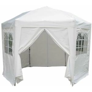 Image of Airwave Hexagon Gazebo 3.5 White - Garden & Outdoor