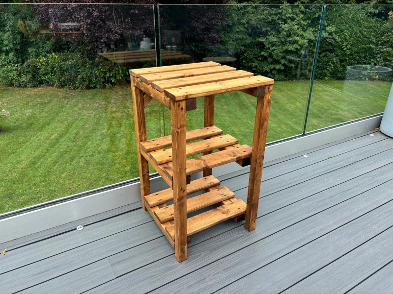 Image of Charles Taylor Trading Bramshall Multi Storage Table Regular in Brown Brown Unisex