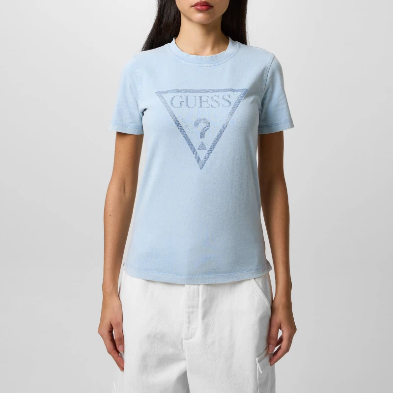 Image of Guess Vintage Stones T-Shirt - Blue Blue 8