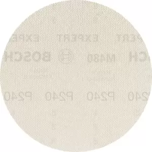 Image of Bosch Expert M480 150mm Net Abrasive Sanding Disc 150mm 240g Pack of 50