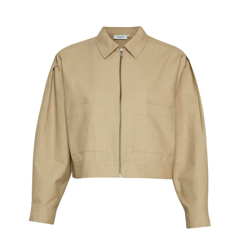 Image of moss copenhagen Womens jacket Moss Copenhagen Josefine Beige Female XS/S