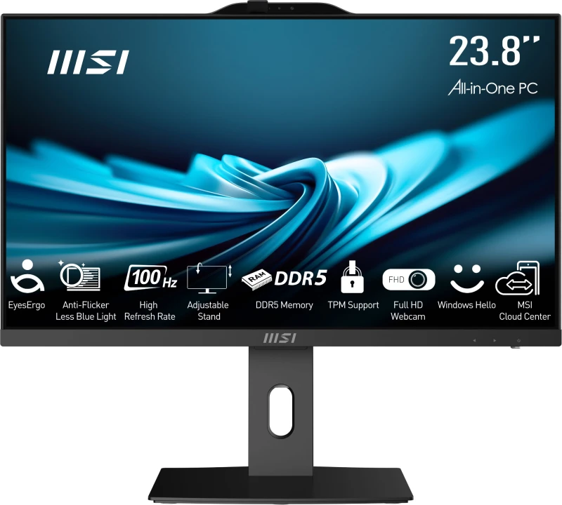 Image of MSI Pro AP242P 14M Intel Core i5 14400 All-in-One PC. (8GB RAM. 512GB