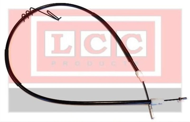 Image of LCC LCC7118 Brake Cable Left Rear, 1532мм/1332ммmm Cable,parking brake (124)