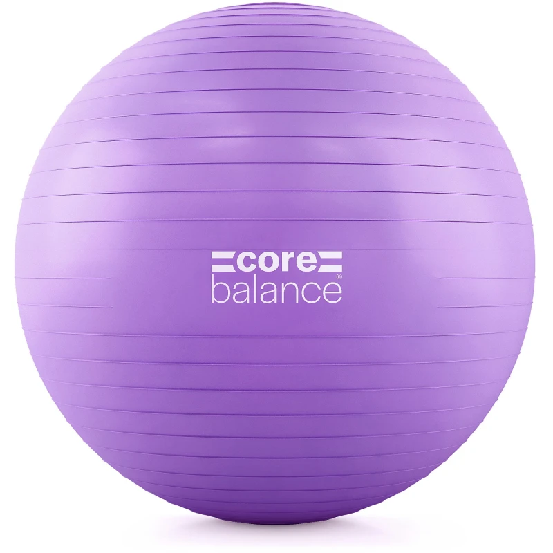 Image of Core Balance Gym Ball Exercise Fitness Yoga Pregnancy Anti Burst 55cm 65cm 75cm 85cm Pump Purple