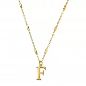 Image of Gold Iconic Initial F Necklace GNCC4041F