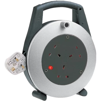 Image of Brennenstuhl 1108203 Vario Line Black/Grey 20m H05VV-F 3G1.0 with ...