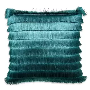 Image of Flicker Teal Cushion Blue