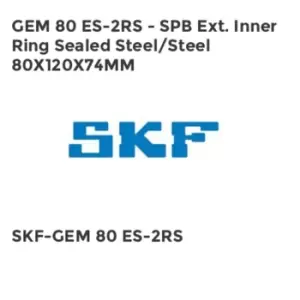 Image of GEM 80 ES-2RS - SPB Ext. Inner Ring Sealed Steel/Steel 80X120X74MM