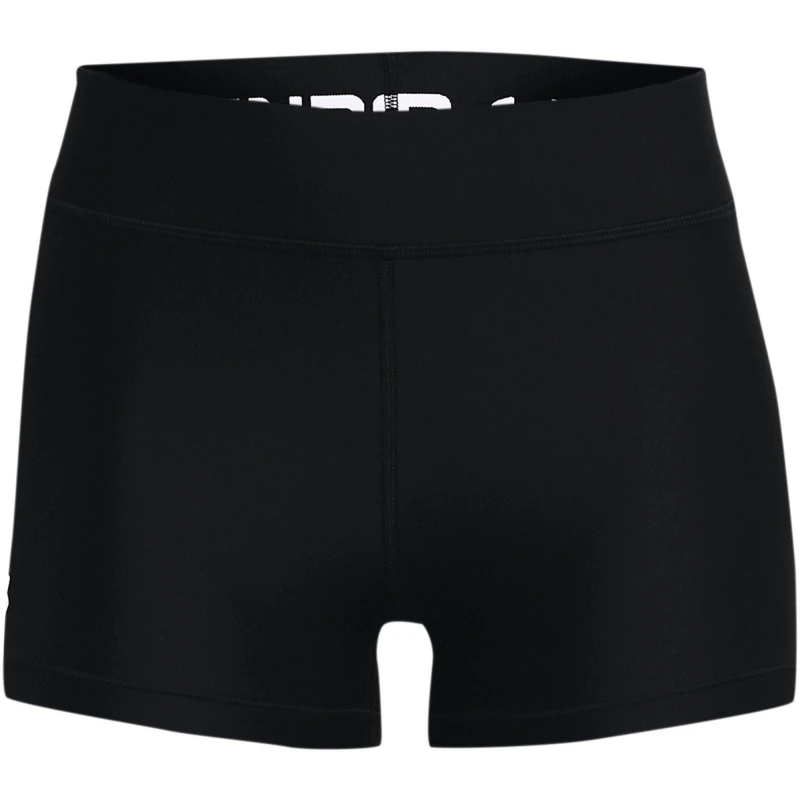 Image of Under Armour HeatGear Mid Shorty Shorts Womens - Black 14