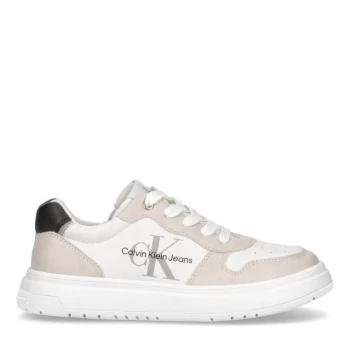 Image of Calvin Klein Jeans Childrens Recycled Trainers - Beige