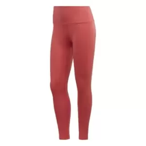 Image of adidas Yoga Essentials High-Waisted Leggings Womens - Red
