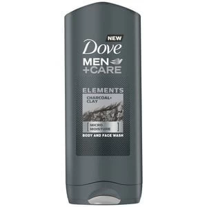 Image of Dove Men+Care Body Wash Charcoal & Clay 400ml