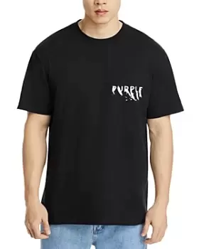 Image of Purple Brand Logo Graphic Jersey Tee